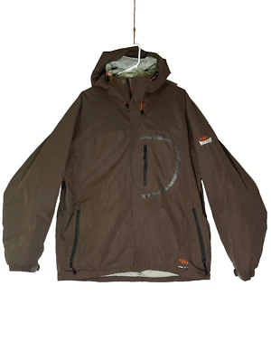 Chaqueta cortavientos Marker marrón Crosspoint con bolsillos con cremallera para hombre talla grande Foto 1 de 4