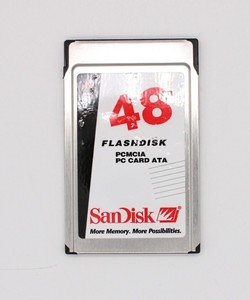 Sandisk 48MB FLASHDISK  PCMCIA PC Card ATA Flash Card SDP3B-48-584