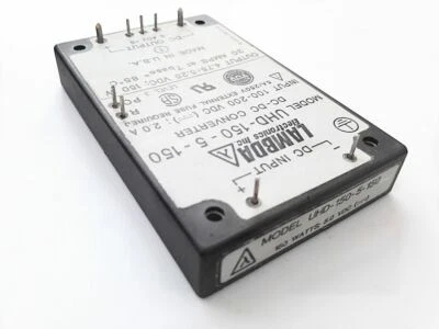 LAMBDA UHD-150-5-150 DC-DC Down Converter 100-200V to 5V 30A 150W -Free Shipping - Image 1 of 3