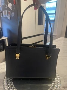 Vintage Koret Kalbsleder Tasche mit Geldbörse Gold Hardware ⭐️nie benutzt! - Bild 1 von 15