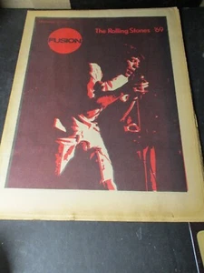 Fusion UNDERGROUND Newspaper December 1969 Rolling Stones on Tour A583 PB - Imagen 1 de 4
