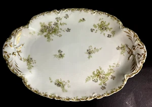 LIMOGES, FRANCIA H&Co HAVILAND & CO. ANTICO PIATTO 15-5/8" da 10-3/4" 1888-1896 - Foto 1 di 7