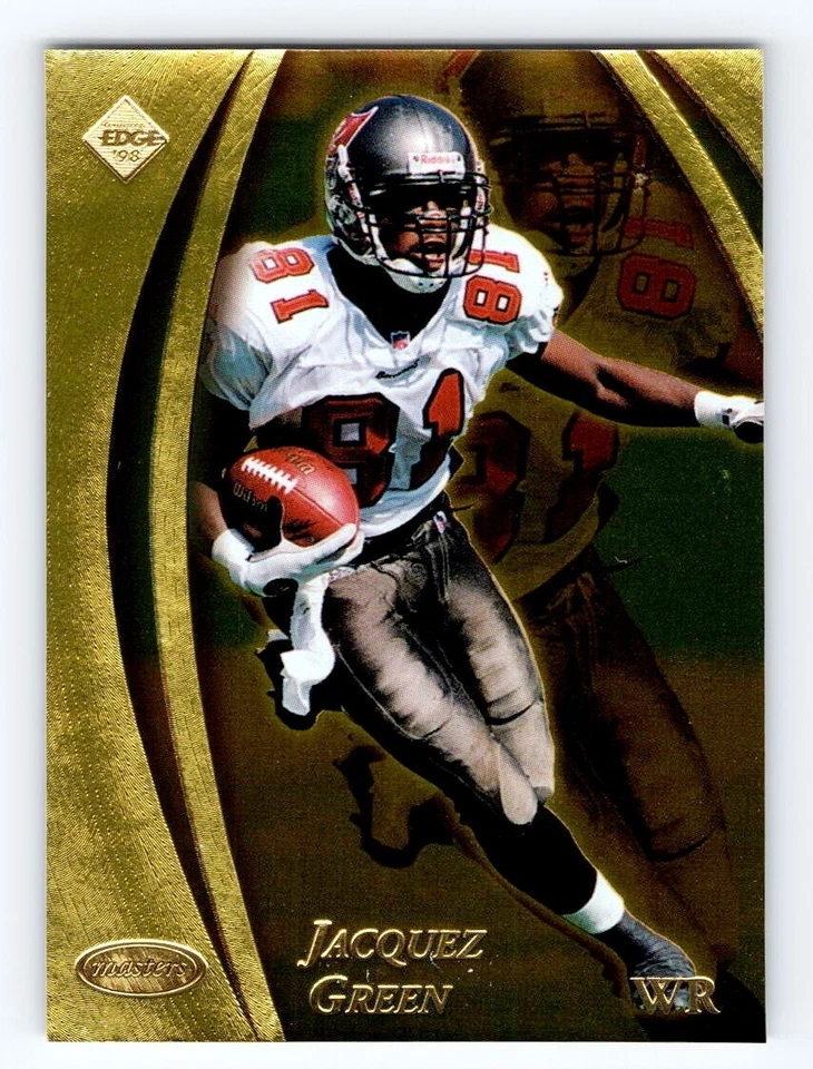 1998 JAQUEZ GREEN Collector's Edge Masters GOLD Foil Parallel SP #141/500 RC - Image 1 of 2