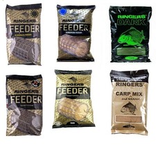 Ringers Groundbait Feeder Dark Green Sweet Fishmeal Bag Up Carp Mix Fishing Bait