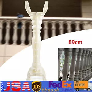 89cm Balustrades Molds Plastic Roman Column Mold Garden Concrete Plaster Cement - Picture 1 of 12