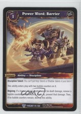 2011 World of Warcraft TCG: Twilight the Dragons Power Word: Barrier #67 3o2