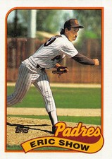 Eric Show 1989 Topps 427  San Diego Padres  Baseball Card