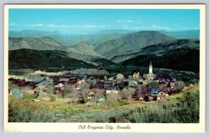 Ghost Town, Old Virginia City, Nevada, Vintage Chrome Curt Teich Postcard - Picture 1 of 2