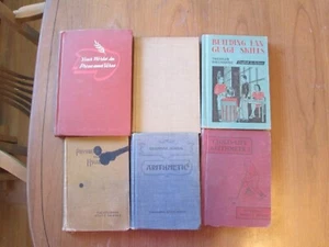 LOT OF 6 ANTIQUE & VINTAGE SCHOOL TEXTBOOKS 1904 1940s California State Series - Bild 1 von 9