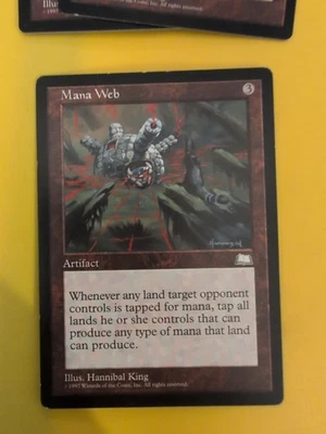 Mama Web. Artifact  Old Vintage. Weatherlight  Magic the Gathering Card. - Image 1 of 4