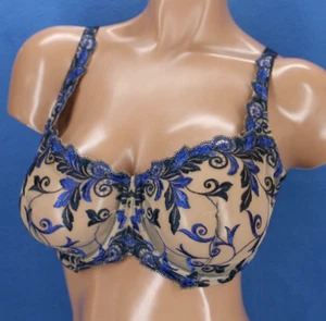 Soma Sensuous Lace Underwire Unlined Full Coverage Minimizer Bra Size 38C #H7472 - Picture 1 of 6