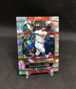 2022 Panini Select Kyle Schwarber /25 CRACKED ICE PRIZM SSP No. 36 NIETEN 📈📈 - Bild 1 von 16
