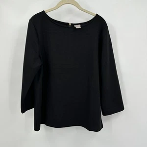 Top da donna Chicos taglia 1 US M nero classico minimalista capsule lagom carriera - Foto 1 di 7