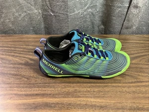 Merrell Vapor Glove 2 Hombres Tenis 9 Corredor Azul Verde Brillante Zapatos para Correr J03909 - Imagen 1 de 8