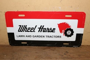 1978 Wheel Horse Lawn & Garden Tractors Embossed Metal License Plate - Picture 1 of 2