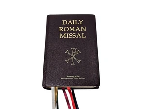 Daily Roman Missal Third Ed. Midwest Theological Forum Burgundy Bonded Leather - Picture 1 of 15