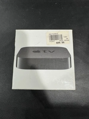 Apple TV A1469 (3rd Generation) Brand New Factory Sealed with Remote Black - Image 1 of 2