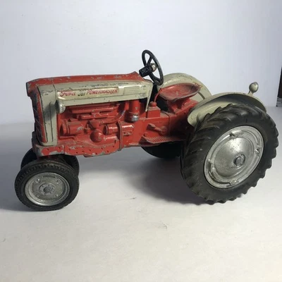 Tractor de juguete diecast Hubley Ford 961 PowerMaster original de colección 1/12 enganche de 3 piezas Foto 1 de 4
