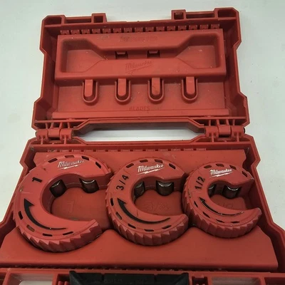 Milwaukee 3 Piece Close Quarters Tubing Cutter 1/2 3/4 1"  Set 48-22-4263  - Image 1 of 4