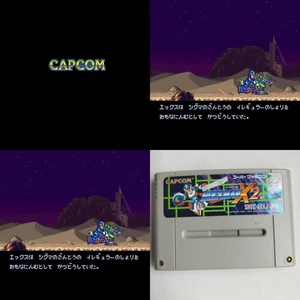Rockman X2 Capcom pre-owned Nintendo Super Famicom SFC SNES Test - Picture 1 of 12