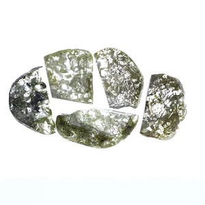 Slice African Greenish Color   Natural Loose Rough 2.22Ct Great Lot Diamond - Picture 1 of 1