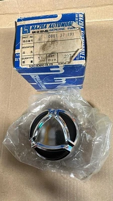 MAZDA NOS RX3 RX2 WHEEL CENTER CAP X 1  - RX2 RX3 RX4 RX7 RX8 - Image 1 of 2