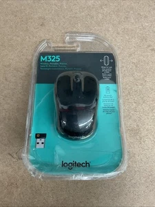 Logitech M325 Mouse wireless portatile - Nero - Foto 1 di 6