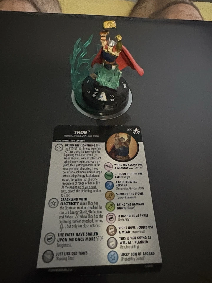 Heroclix Chase Thor With Lightning Marker!!!!! - Image 1 of 1