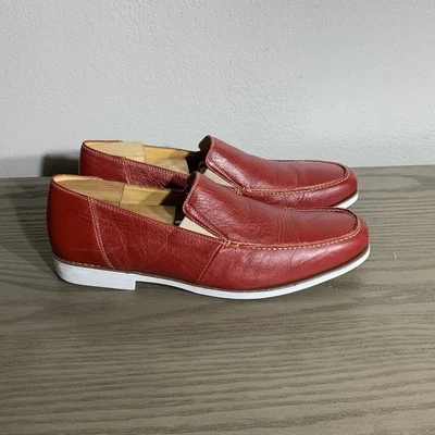 Sandro Moscoloni Rojo Damien Mocc Puntera Doble Gore Sin Cordones Para Hombre 10.5D  Foto 1 de 4