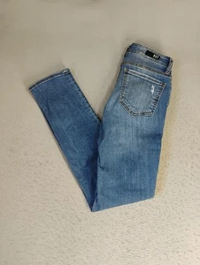 Kut from The Kloth Womens Jeans 0 Blue Catherine Boyfriend Distressed 5 Pockets - Picture 1 of 14