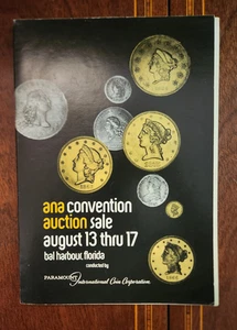 ANA CONVENTION COIN AUCTION CATALOG PARAMOUNT BAL HARBOUR, FL 1974 - Picture 1 of 8