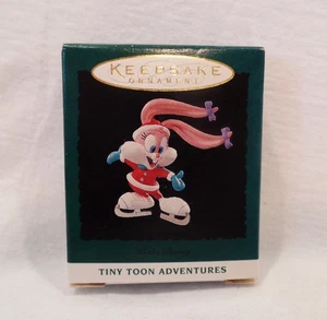 Mini adorno Hallmark Keepsake Tiny Toon Adventures Babs Bunny 1994 nuevo en caja - Imagen 1 de 2
