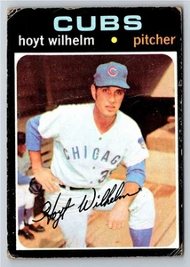 1971 Topps #248 Hoyt Wilhelm Chicago Cubs - Imagen 1 de 2