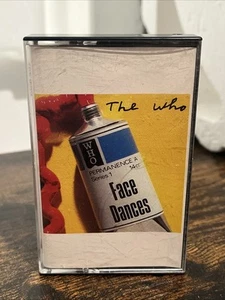 The Who Face Dances Cassette 1981 Warner Bros Goldshower Ltd TESTED Collectible - Picture 1 of 11