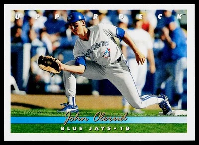 1993 Upper Deck Gold Hologram #344 John Olerud Toronto Blue Jays - Image 1 of 2