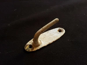 One Reclaimed Antique Painted Brass Victorian Oval Hook Furniture (ER217) - Picture 1 of 5