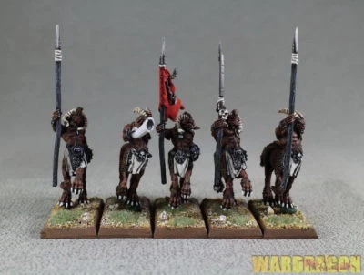 Fogão 25mm Warhammer WDS pintado Beastmen Centigor t55 - Imagem 1 de 4