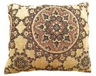 Vintage American Tapestry Circle Pillow; Size 20” x 18” with FREE SHIPPING!