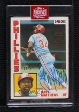 2019 Topps /52 Gary Matthews (1984 O-Pee-Chee) Manufacturer Buy Back Auto