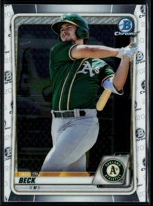2020 Bowman Chrome Prospects #BCP-16 Austin Beck - Picture 1 of 2