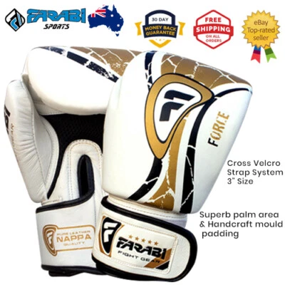 Farabi Boxing Gloves Genuine Leather Nappa - Force Series - image 1 of 4