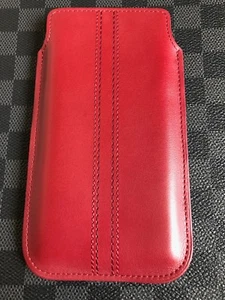 Véritable étui à enfiler en cuir de veau grenat Vertu pour Signature Touch 4,7" - Photo 1 sur 2