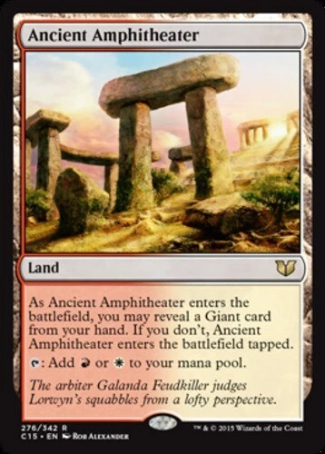 x1 Ancient Amphitheater R MTG Commander 2015 M/NM, English - Image 1 of 1
