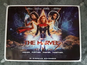 The Marvels UK Quad Poster 40x30" doppelseitig DS Marvel Advance - Bild 1 von 2