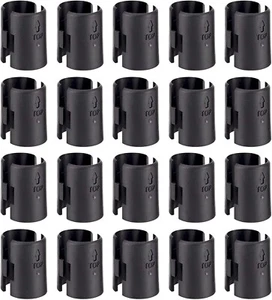 Wire Shelf Clips Shelving Split Sleeves Lock Metal Rack Fits 1" Post 40 Pieces - Picture 1 of 6