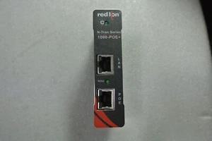 RED LION 1000-POE+ UNMANAGED INDUSTRIAL SINGLE PORT GIGABIT MIDSPAN INJECTOR - Picture 1 of 6