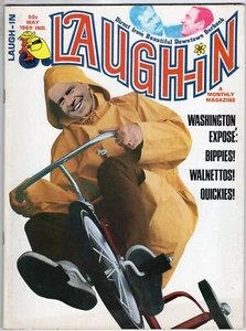 Revista Laugh In #7 de mayo de 1969 TV cómic comedia humor NIXON - Imagen 1 de 2