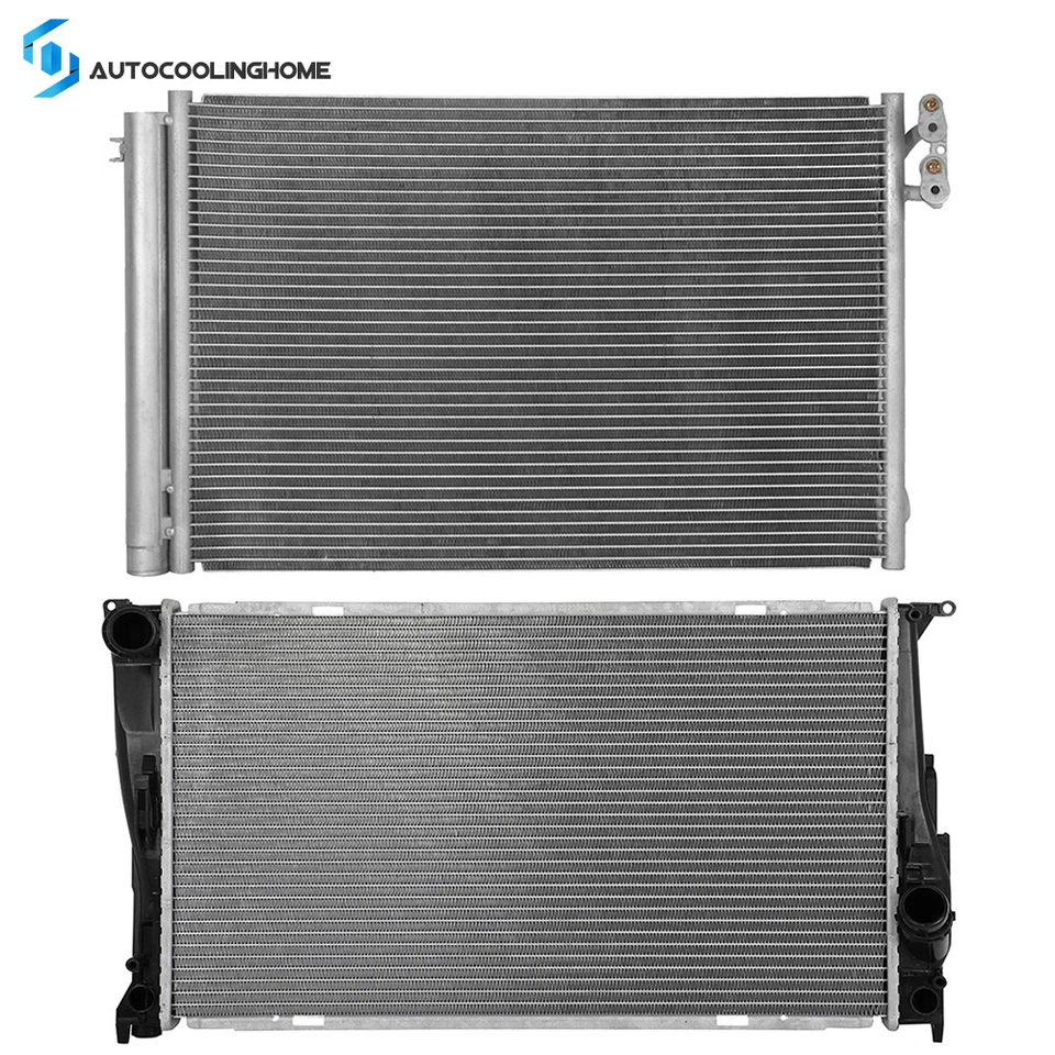 Радиатор охлаждения и конденсатор кондиционера для 2013-2015 BMW X1 2009 2010 11-2015 BMW Z4 - Изображение 1 из 4