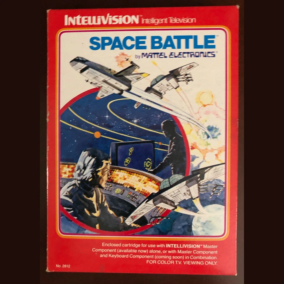 Red box Space Battle for Intellivision from Mattel Electronics CIB - Image 1 of 1