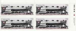 Canada Stamp #1120I (DF/HF) - CN Class U-2-a 4-8-4 type (1986) 39¢ - Bild 1 von 1